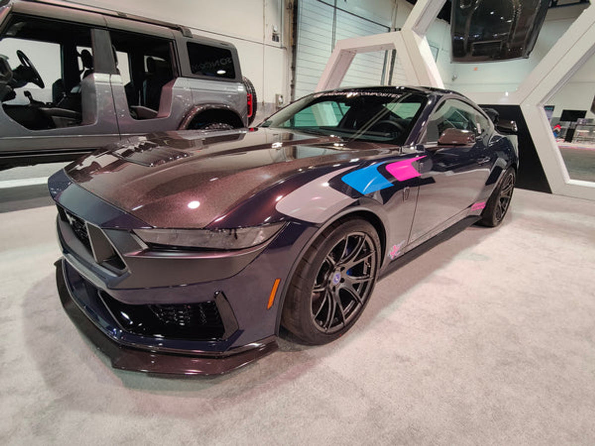 Anderson Composites Double Sided Type-OE Carbon Fiber Hood (2024-2025 Mustang) AC-HD24FDMU-OE-DS