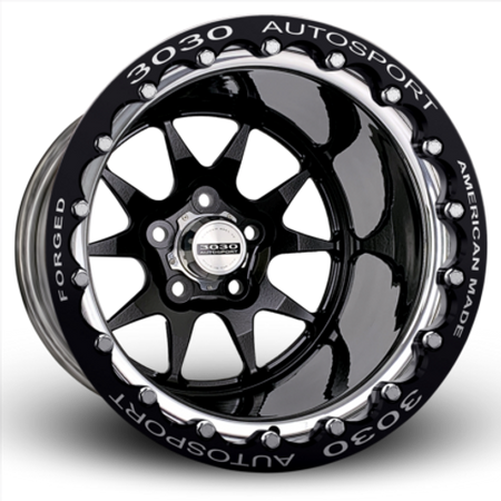 3030 Autosport Mach 10 18x5 & 17x10 Drag Pack (2015-2023 Mustang / 2024 Mustang)