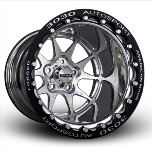 3030 Autosport Mach 10 18x5 & 17x10 Drag Pack (2015-2023 Mustang / 2024 Mustang)