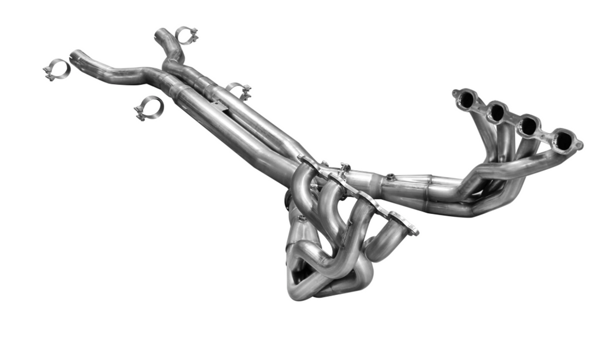 ARH Race System 2"x 2-1/8"x 3-1/2" Header w/X-Pipe & Connection Pipes (2014 - 2019 C7 Corvette) C7-14200312LSTCNC