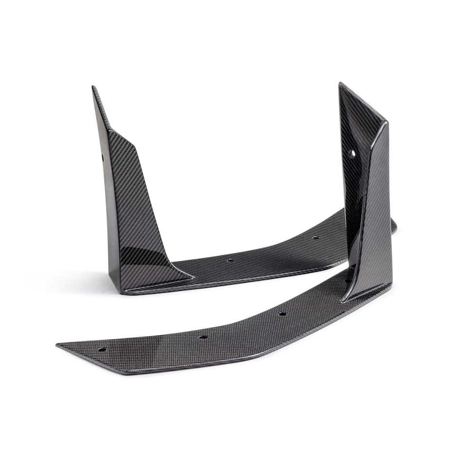 Anderson Composites Type-GT5 Carbon Fiber Front Splitter Wickers (2024 - 2025 Mustang) AC-FBC24FDMU-GT5