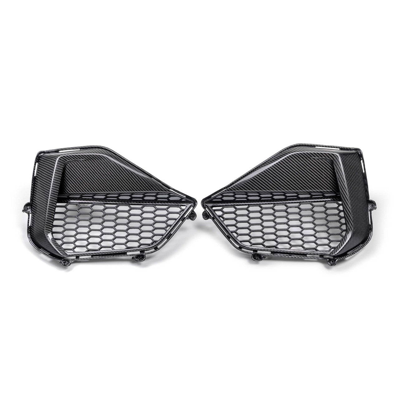 Anderson Composites Carbon Fiber Front Bumper Inserts (2024 - 2025 Mustang GT) AC-FBI24FDMUGT