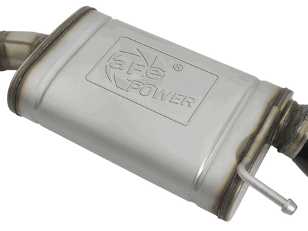 AFE Axle-Back Exhaust Mach Force XP Black Tips (2015-2024 Mustang 2.3T/3.7) 49-43085-B