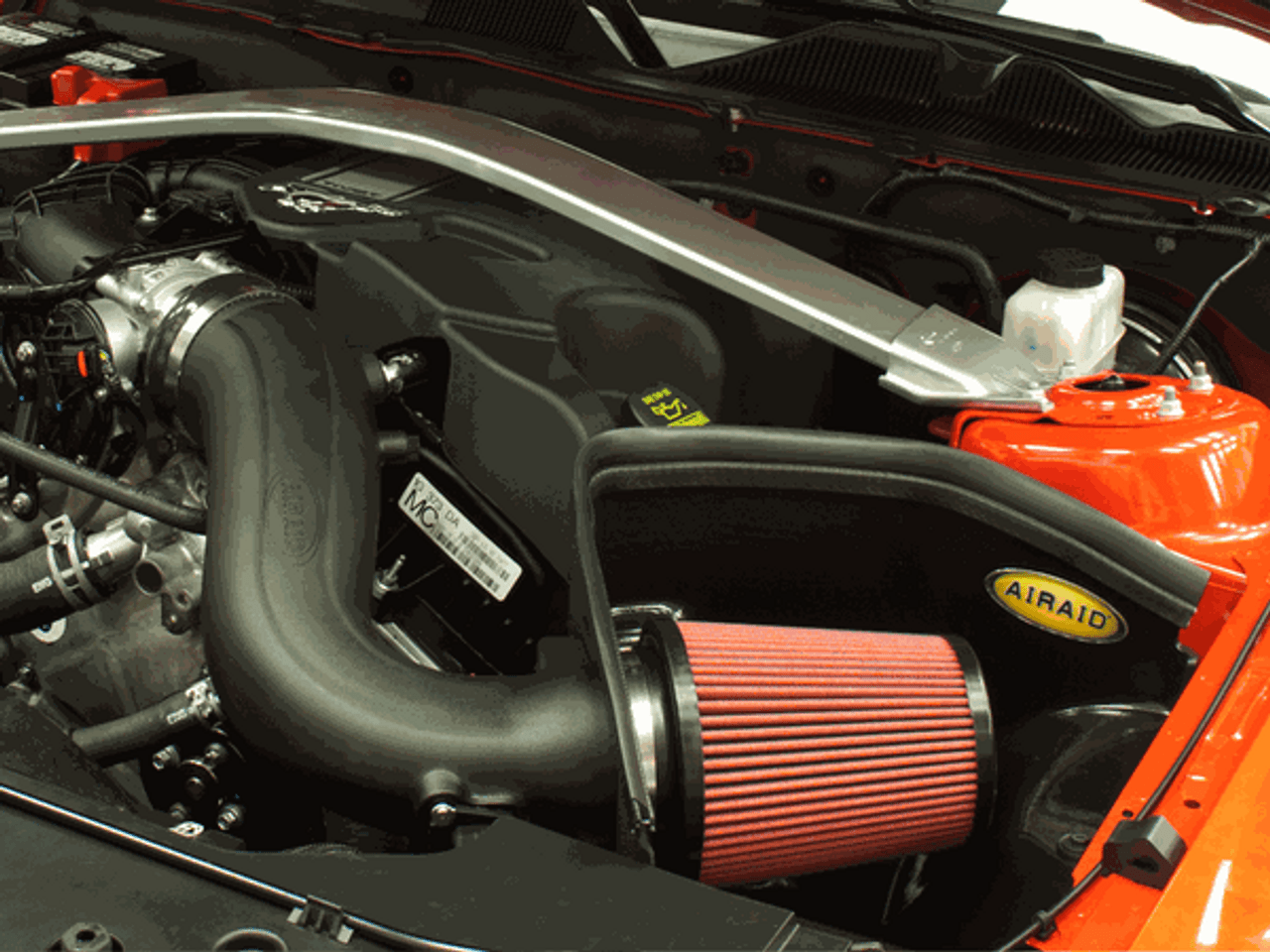 Airaid 2011-12 Ford Mustang 3.7 V6 Synthamax Dry Filter Red