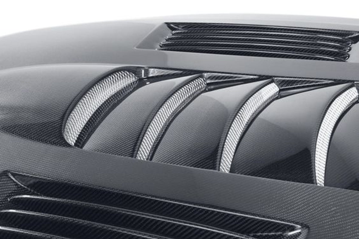 Anderson Composites SS-Style Hood (10-14 Mustang/GT500) AC-HD1011FDMU-SS