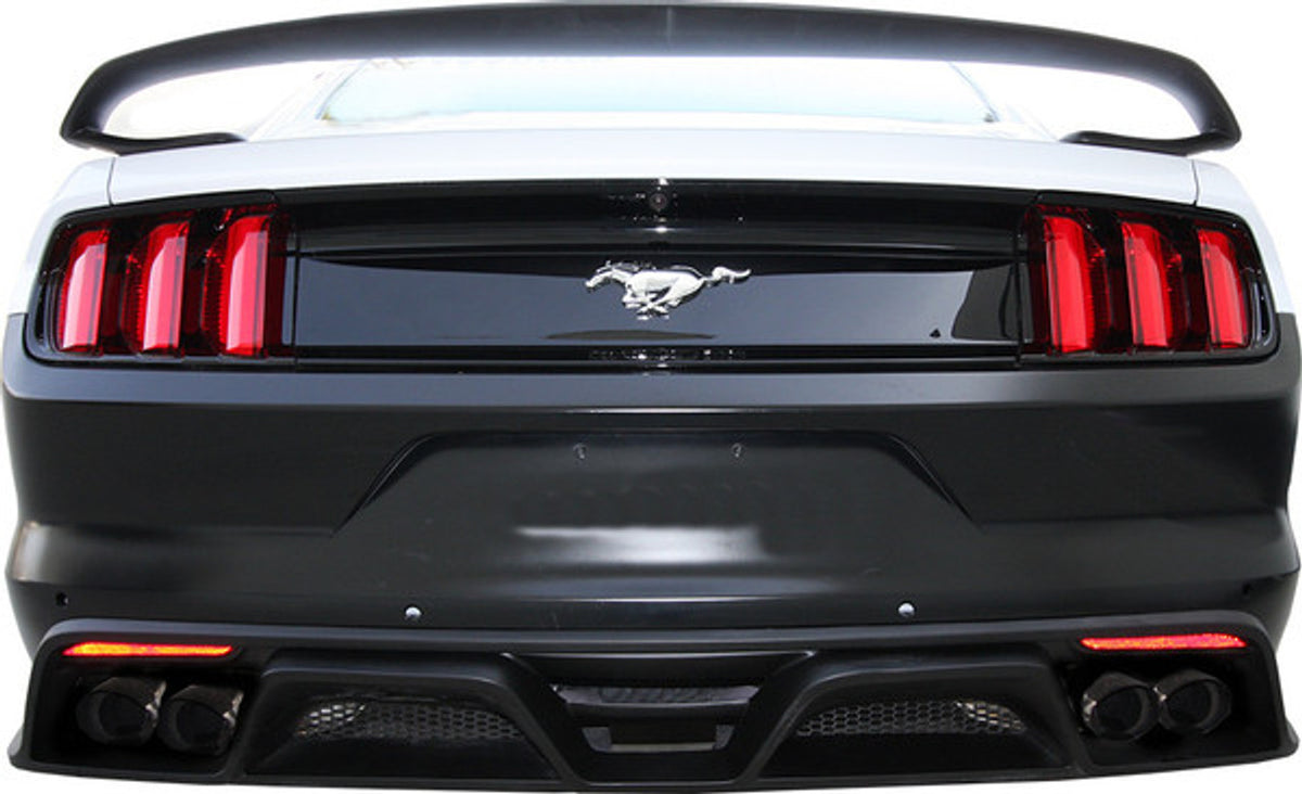 Anderson Composites Type-GT350 Fiberglass Rear Diffuser (15-17 Mustang GT/EcoBoost) AC-RL15FDMU-GR-GF