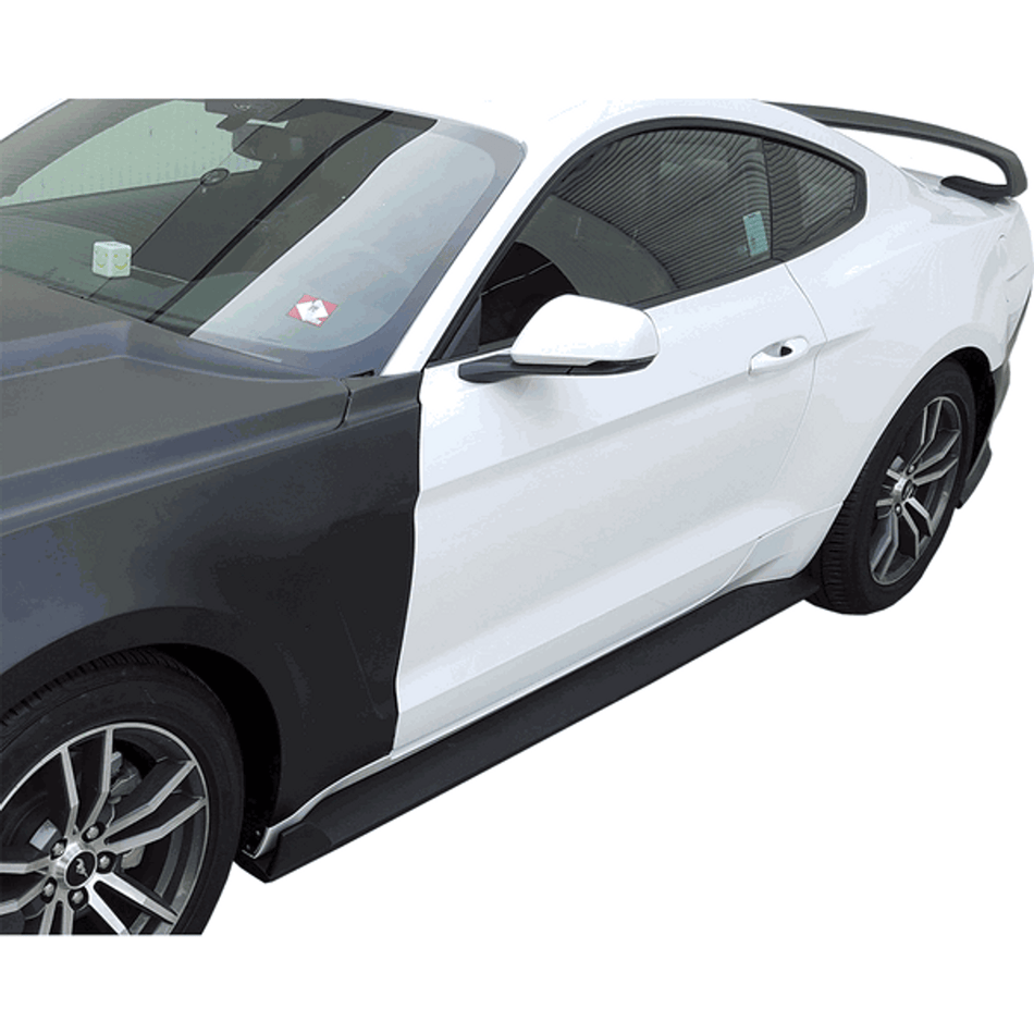 Anderson Composites Carbon Fiber GT350 Style Rocker Panel Splitter (2015-2023 Mustang) AC-SS15FDMU-GR