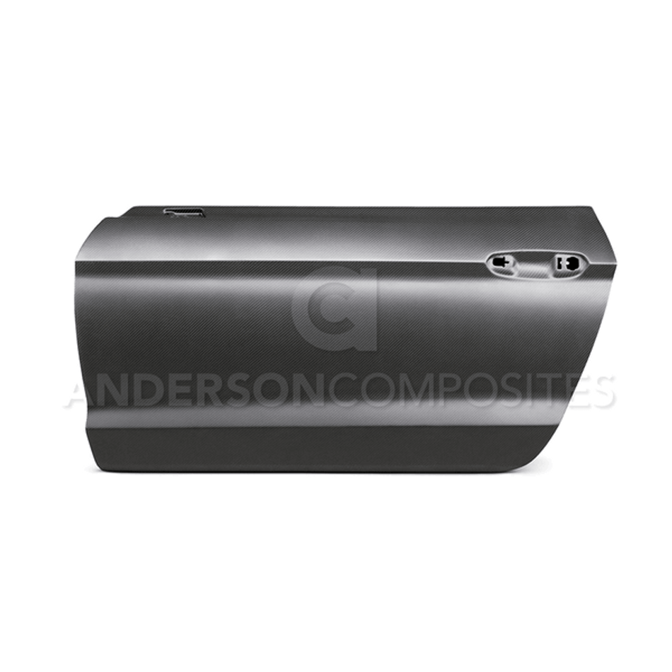 Anderson Composites Dry Carbon Fiber Doors (2015-2023 Mustang) AC-DD15FDMU-DRY