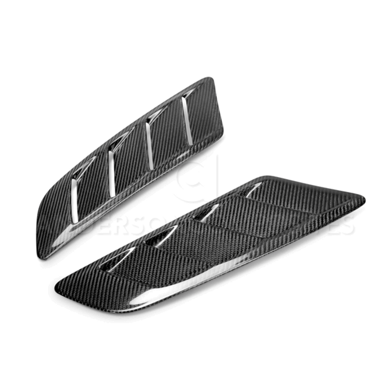 Anderson Composites Type-AB Carbon Fiber Hood Vents (15-17 Mustang GT) AC-HV15FDMUGT-AB