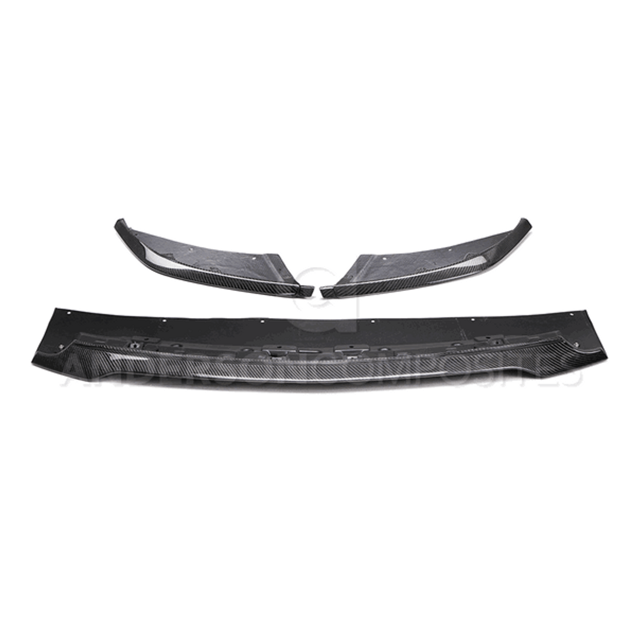 Anderson Composites Carbon Fiber Front Splitter (15-19 Shelby GT350) AC-FL15MU350