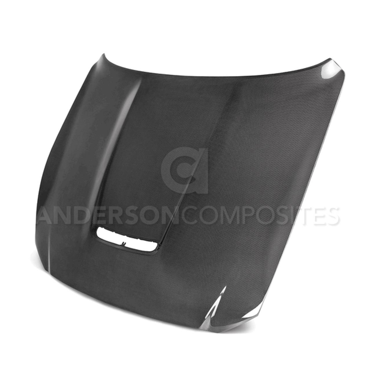 Anderson Composites Double Sided Carbon Fiber Hood (15-19 Shelby GT350) AC-HD15MU350-OE-DS