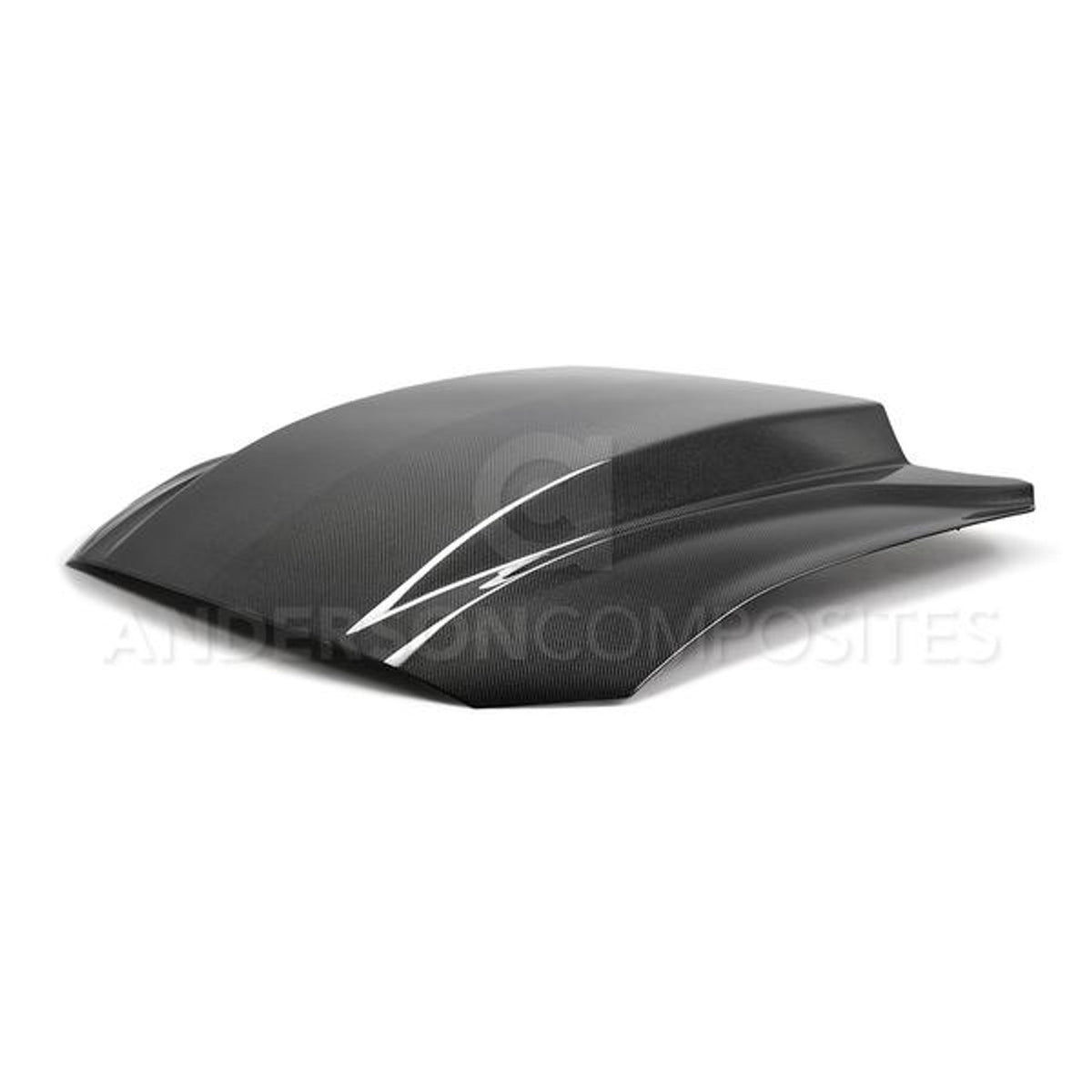 Anderson Composites Hood Type-CJ Carbon Fiber (2018-2023 Mustang GT/Eco) AC-HD18FDMU-CJ-DS
