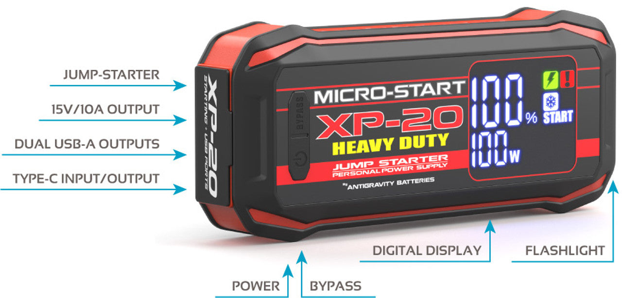 Antigravity XP-20-HD Micro-Start Heavy Duty AG-XP-20-HD