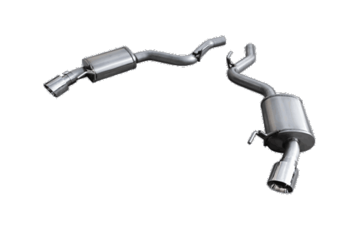 ARH Axleback Exhaust System Pure Thunder Mufflers SS Tips (2015-2023 Mustang 5.0L / 2024 Mustang 5.0L GT) MTC5-15212AXBK