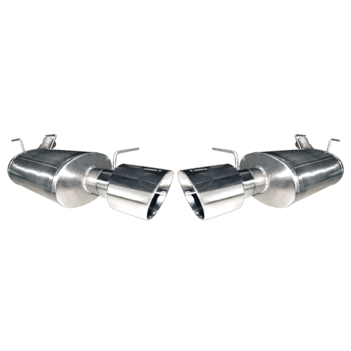 ARH Axleback Exhaust System SS Tips (11-14 GT500/Mustang 5.0L/Mustang V6) MST-11212AXBK