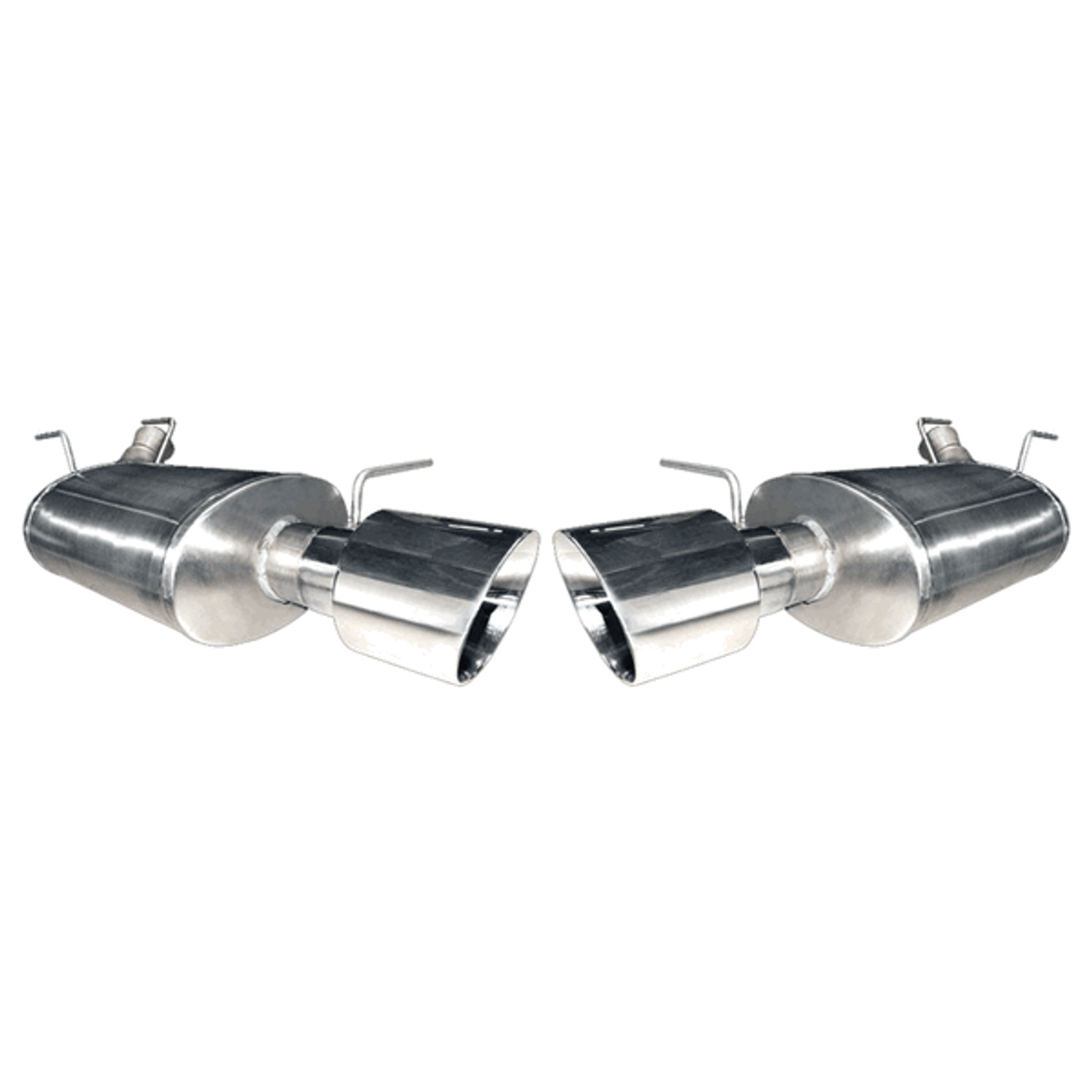 ARH Axleback Exhaust System SS Tips (11-14 GT500/Mustang 5.0L/Mustang V6) MST-11212AXBK