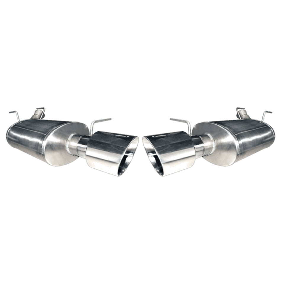 ARH Axleback Exhaust System SS Tips (11-14 GT500/Mustang 5.0L/Mustang V6) MST-11212AXBK