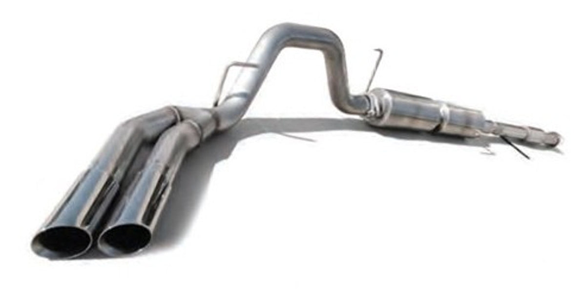ARH Catback Exhaust System Dual 3.5in Tips (2011+ F150 5.0L) F150-11312CTBK