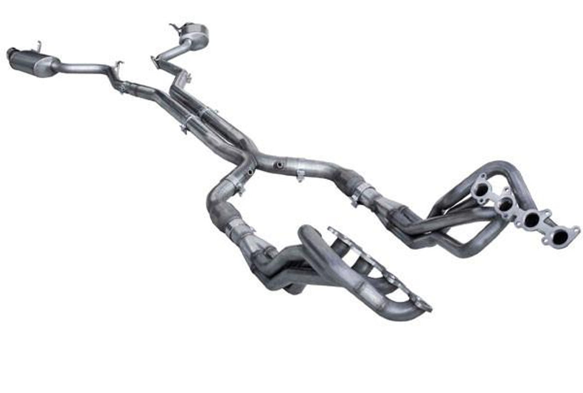 ARH Full Exhaust System 1-3/4" Headers Off Road X-Pipe (2018 - 2023 Mustang GT Coupe) MTC5-18134300FSNC