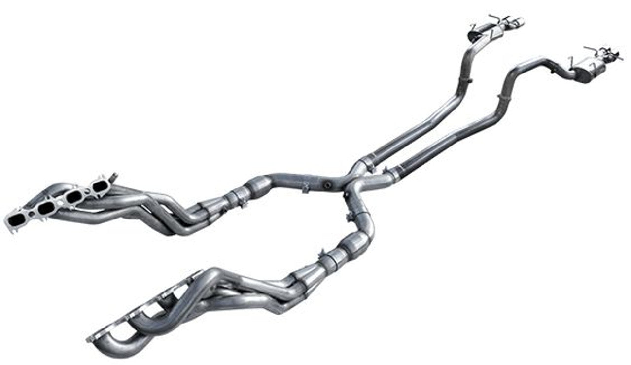 ARH Full 3" Exhaust System 1-7/8" Header Catted X-Pipe (15-19 Shelby GT350) MTSH3-16178300FSWC