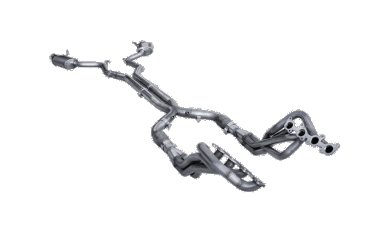 ARH Full Exhaust System 1-7/8" Header Off Road X-Pipe (2015 - 2017 Mustang GT Coupe) MTC5-15178300FSNC