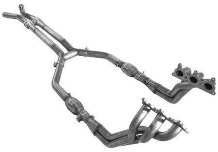 ARH Long Exhaust System 1-3/4" Header Catted H-Pipe (10-11 Camaro V6) CAV6-10134212LSWC