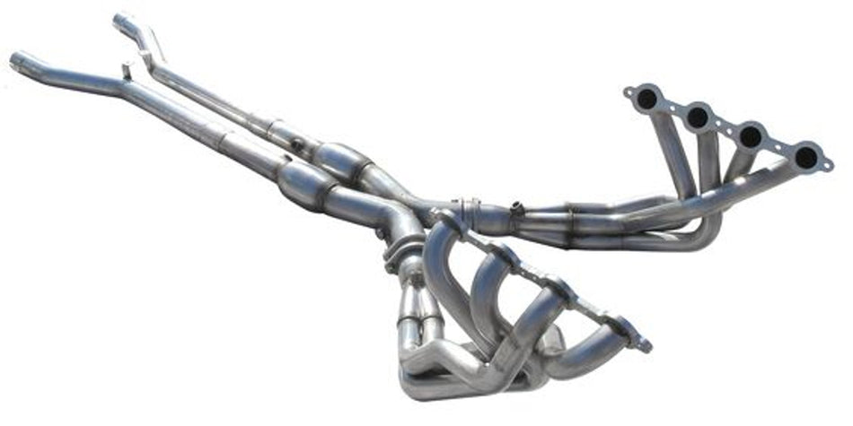 ARH Long Exhaust System 1-7/8" Header Catted X-Pipe (09-13 Corvette ZR1) ZR1-09178300LSWC