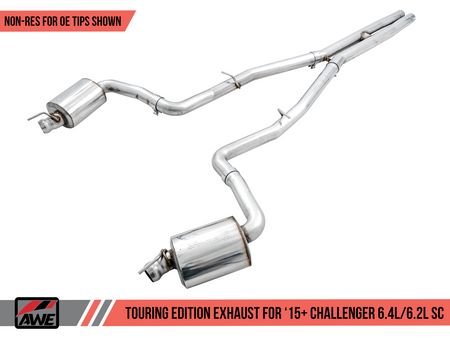 AWE Touring-to-Track Conversion Kit Stock Tips (2015+ Challenger/Hellcat/Demon) 3815-11050