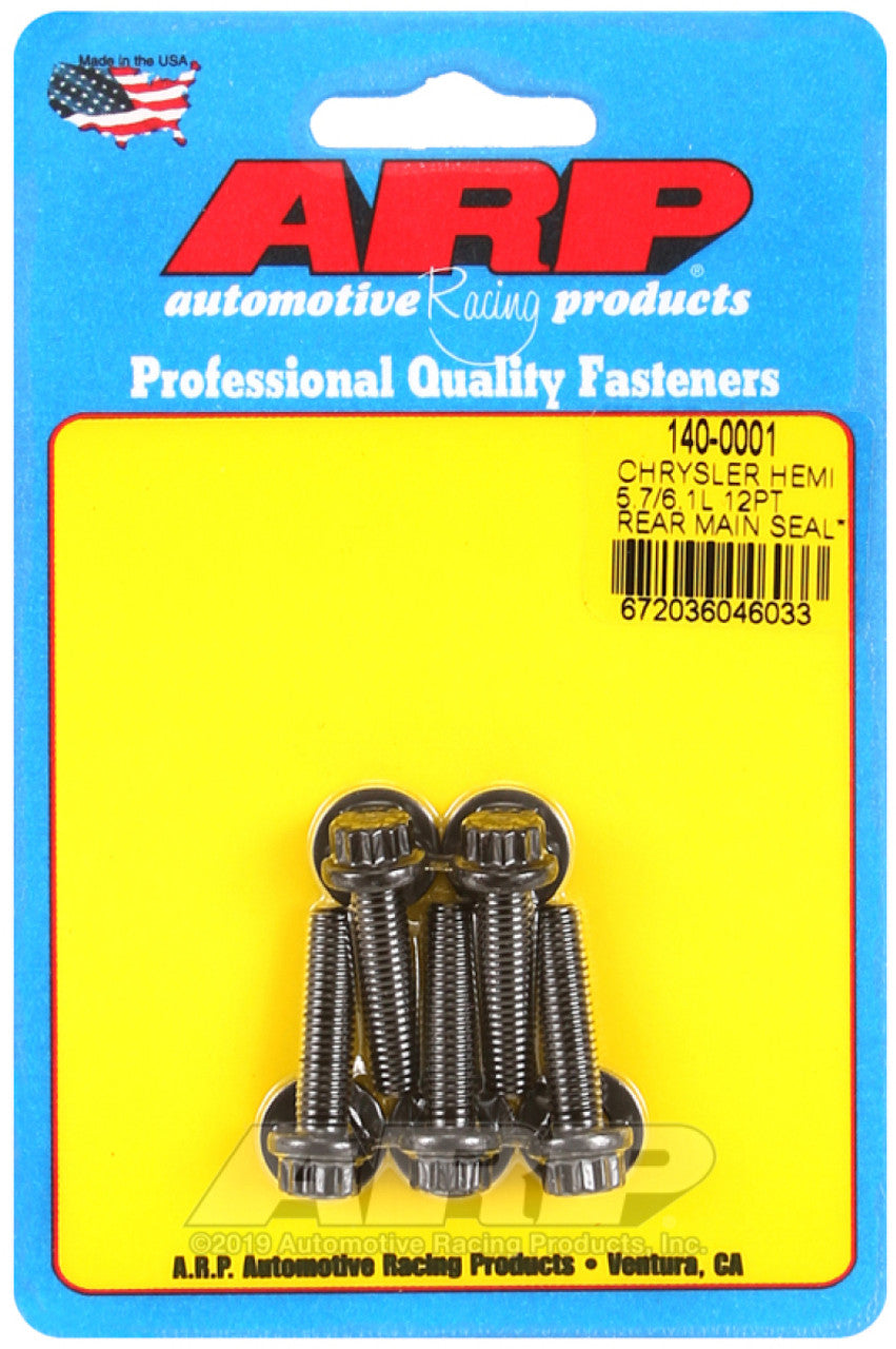 ARP Chrysler Hemi 5.7/6.1L 12pt Rear Main Seal Plate Bolt Kit - 140-0001