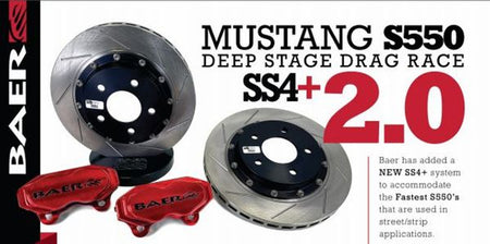 Baer SS4 Deep Stage Rear Brake Kit 2.0 Drag Race (2015 - 2023 Mustang) 4262718