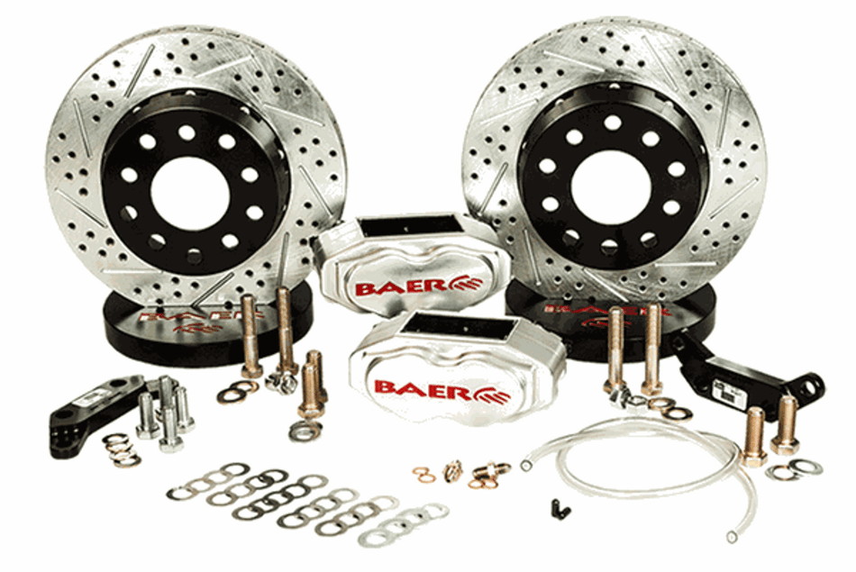 Baer Rear Brake Kit 11" SS4+ Deep Stage Drag Race (2005 - 2014 Mustang 9" Ford Ends) 4262324