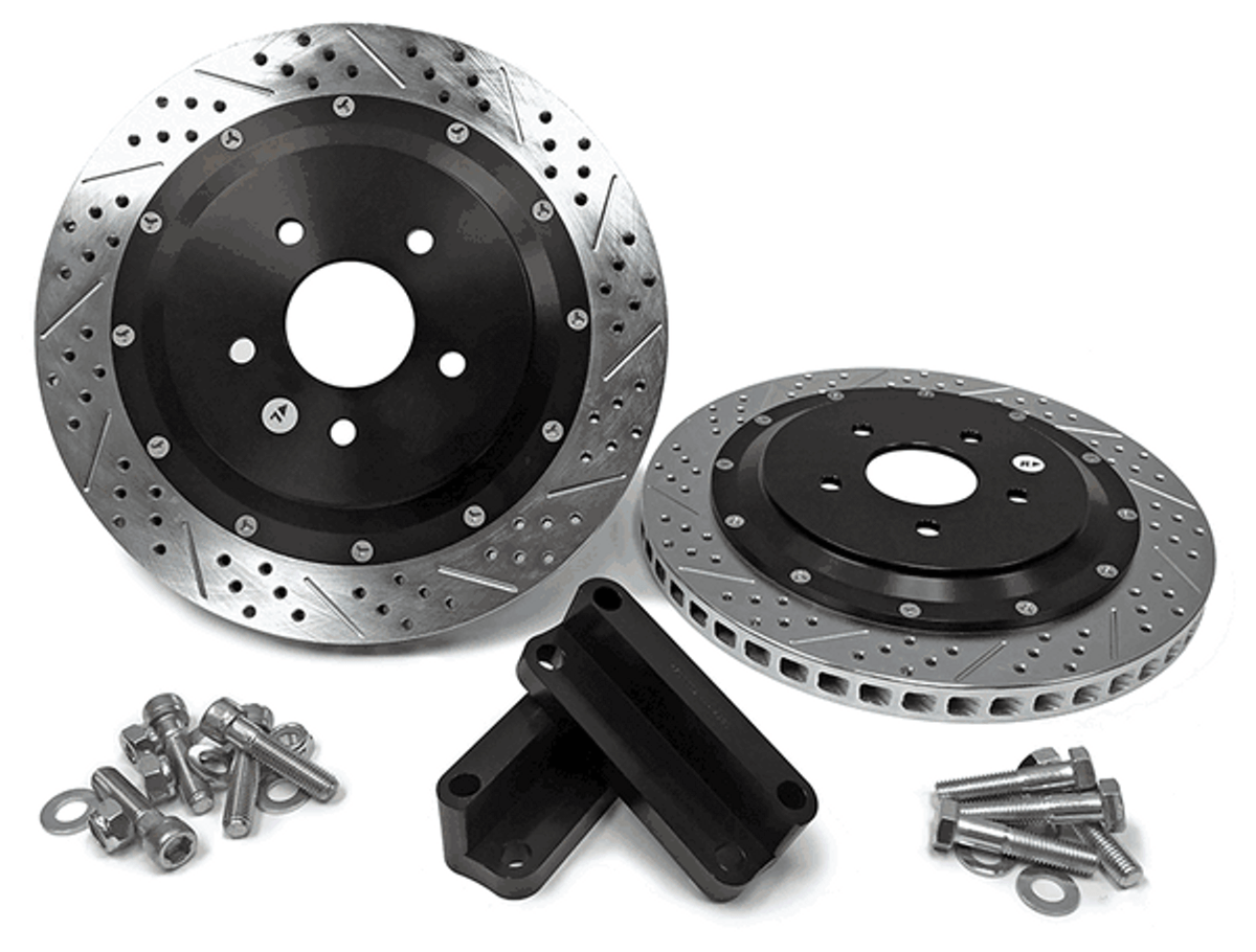 Baer Rear EradiSpeed+1 Rotor Upgrade (1997 - 2013 Corvette C5 / C6) 2302021