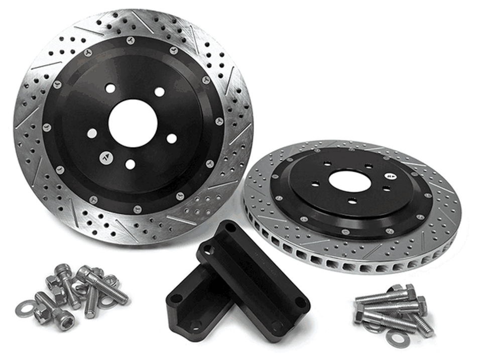 Baer Rear EradiSpeed+1 Rotor Upgrade (1997 - 2013 Corvette C5 / C6) 2302021