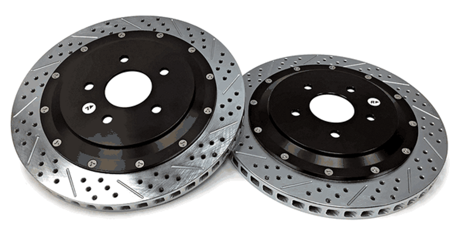 Baer Rear EradiSpeed+1 Rotor Upgrade (1997 - 2013 Corvette C5 / C6) 2302021