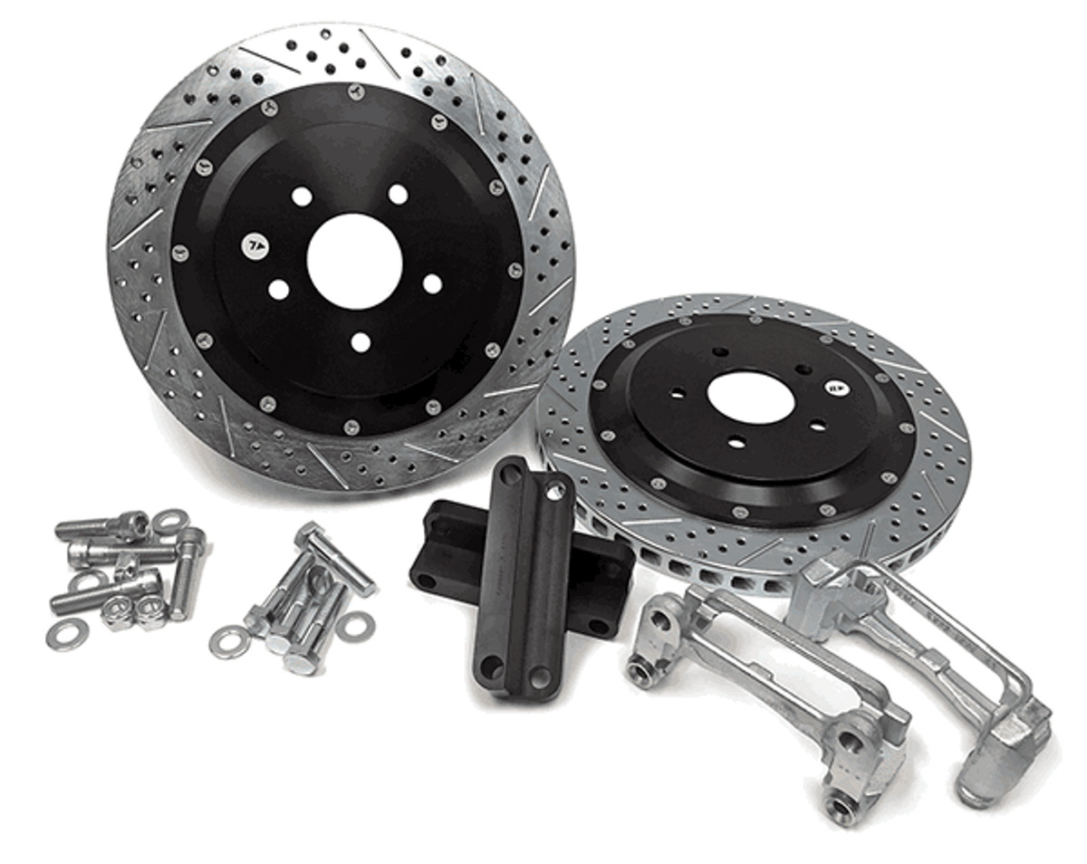 Baer Rear EradiSpeed+ Rotor Upgrade (2005 - 2013 Corvette C6 w/ Z51) 2302049