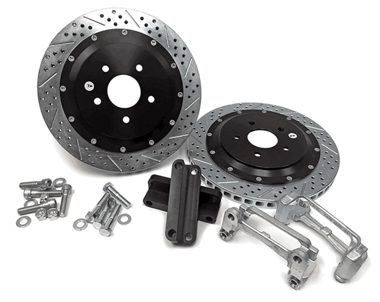 Baer Rear EradiSpeed+ Rotor Upgrade (2005 - 2013 Corvette C6 w/ Z51) 2302049