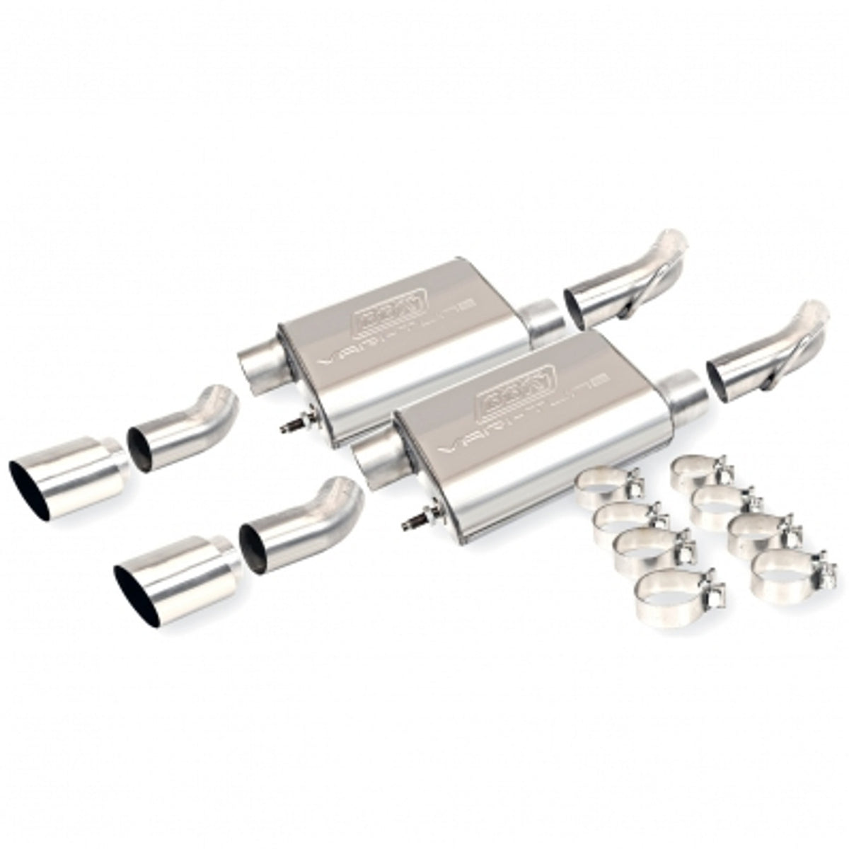 BBK 10-15 Camaro LS3/L99 Varitune Axle Back Exhaust Stainless 41065