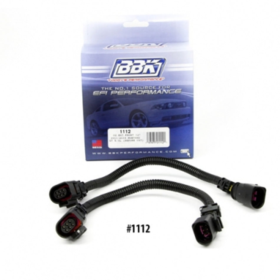 BBK Front O2 Wire Harness Extension Kit 12" (2011-2014 Mustang GT) 1112