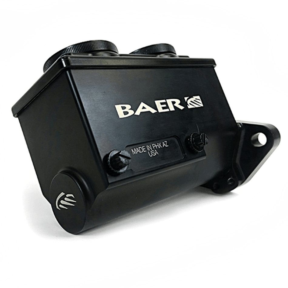 Baer Brakes Remaster Master Cylinder - 1" Bore - Left Port - Black Finish - 6801273LP
