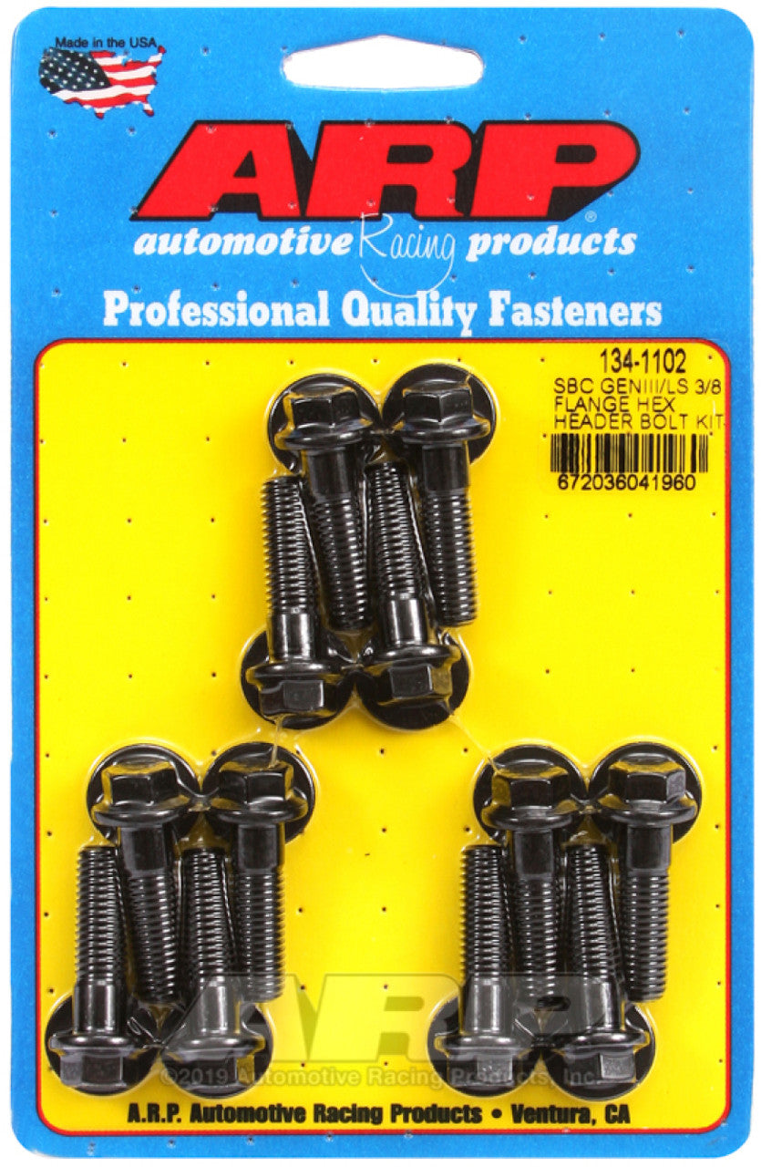 ARP Chevy LS 3/8in Flange Hex Header Bolt Kit - 134-1102