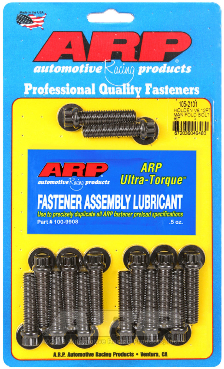 ARP Holden V8 12pt Manifold Bolt Kit - 105-2101