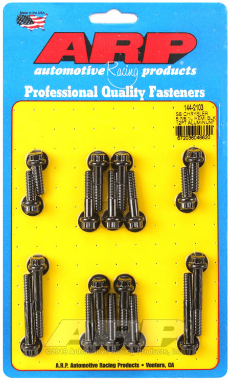 ARP Small Block Chrysler 5.7/6.1L Hemi 12pt Aluminum Intake Manifold Bolt Kit - 144-2103
